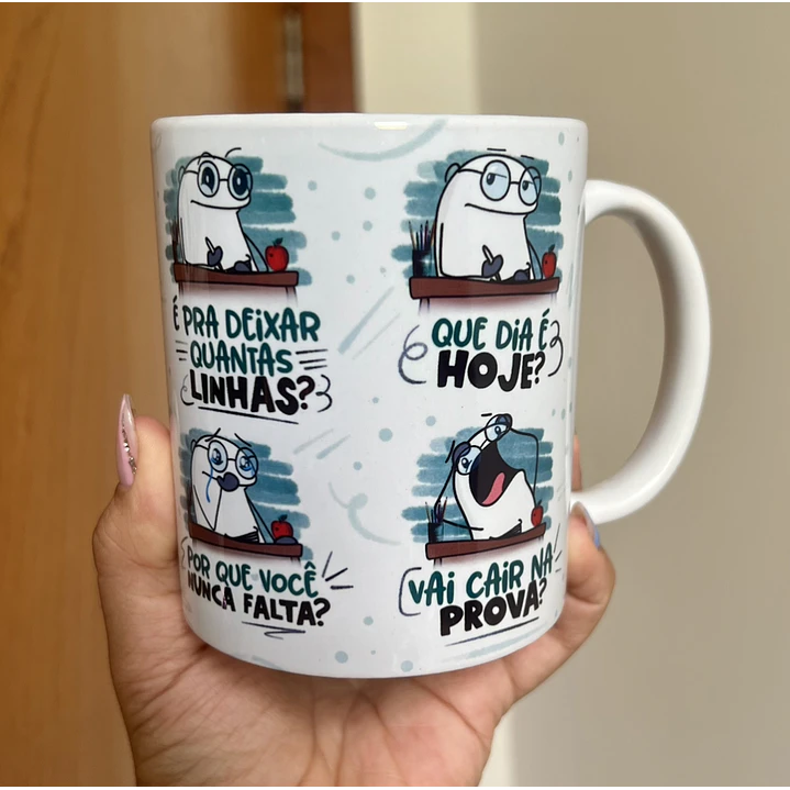 Arte Caneca Flork Dia dos professores Arquivo Png  2