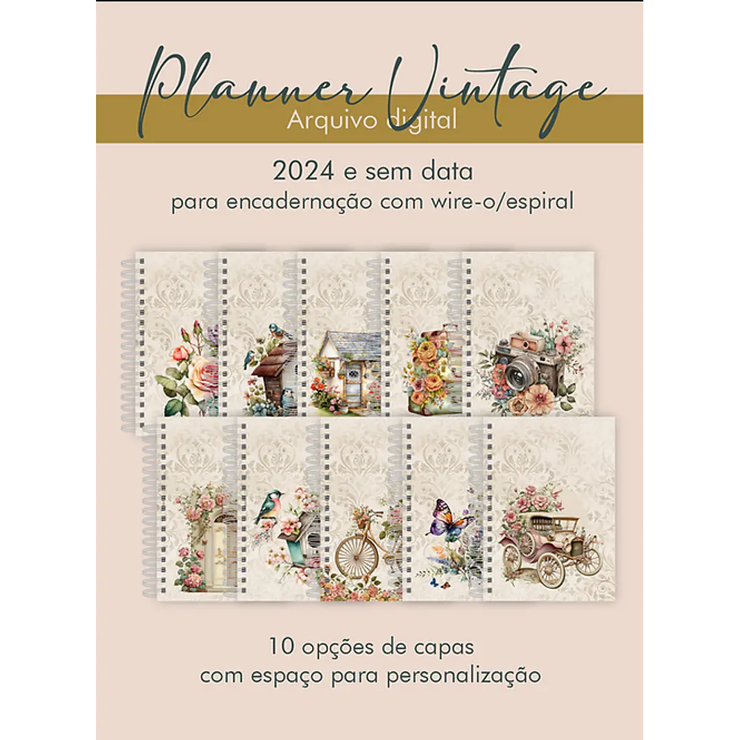 Arquivo Combo Vintage Encadernação 2024 em Pdf 6