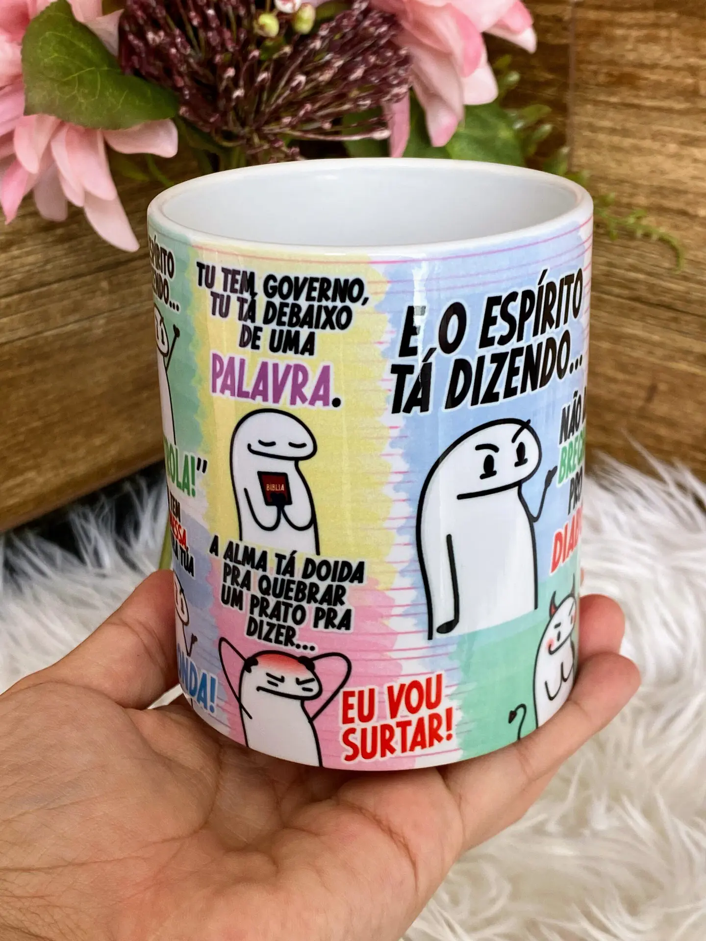 Arte Caneca A Alma Tá Doida pra Surta, A Alma ta doira pra AAAA... Arquivo Png 5