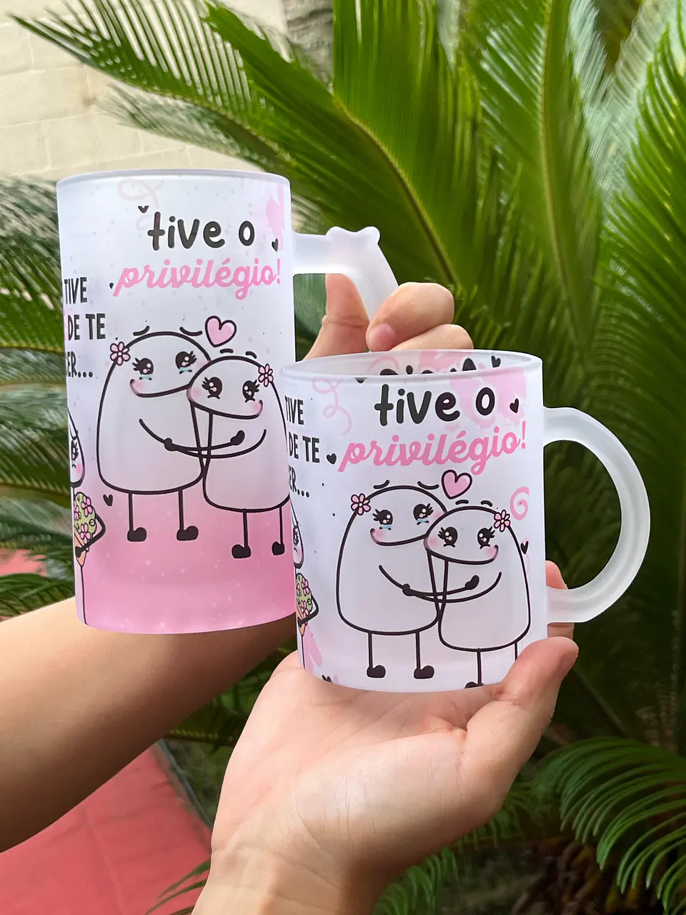 Arte para Caneca Amiga eu não tive sorte em te conhecer... Tive o Privilégio Arquivo Png   1