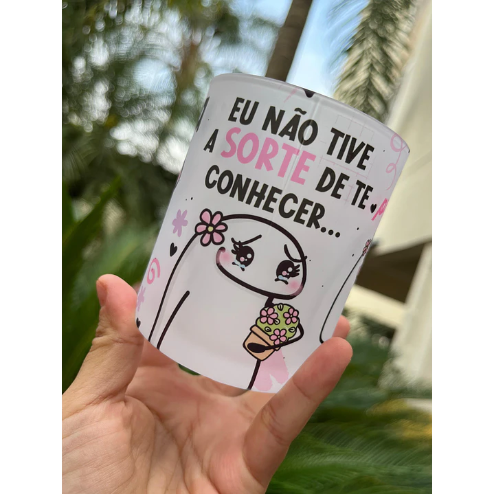 Arte para Caneca Amiga eu não tive sorte em te conhecer... Tive o Privilégio Arquivo Png   3