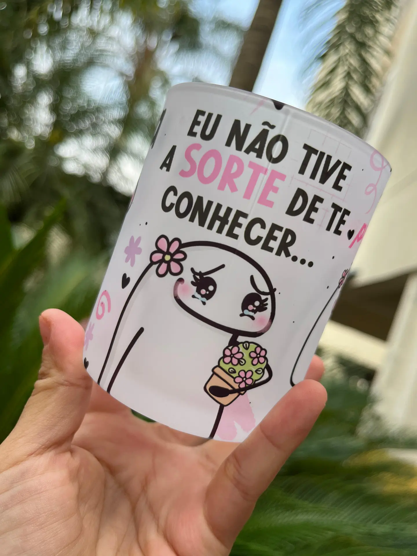 Arte para Caneca Amiga eu não tive sorte em te conhecer... Tive o Privilégio Arquivo Png   3