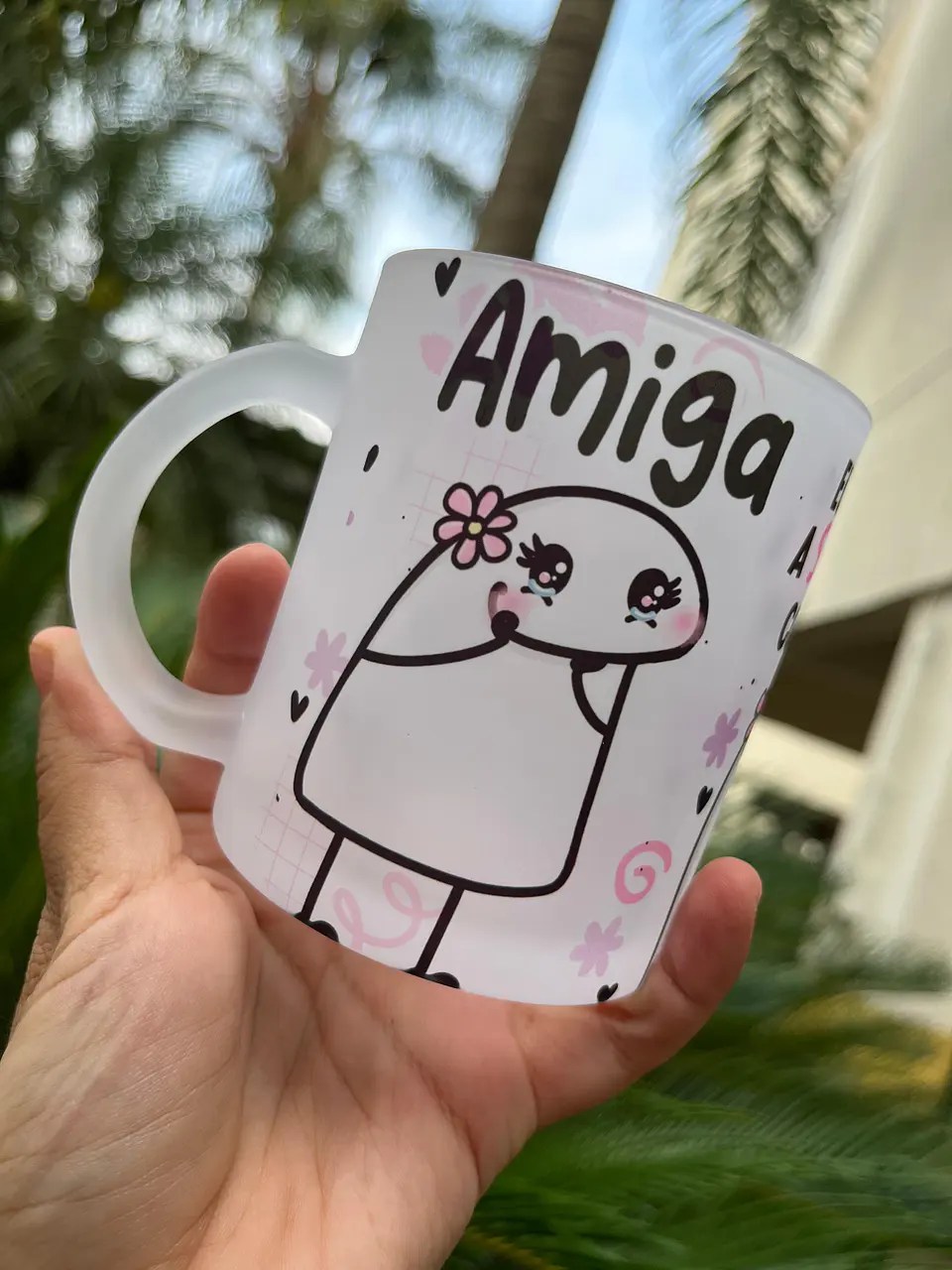Arte para Caneca Amiga eu não tive sorte em te conhecer... Tive o Privilégio Arquivo Png   2