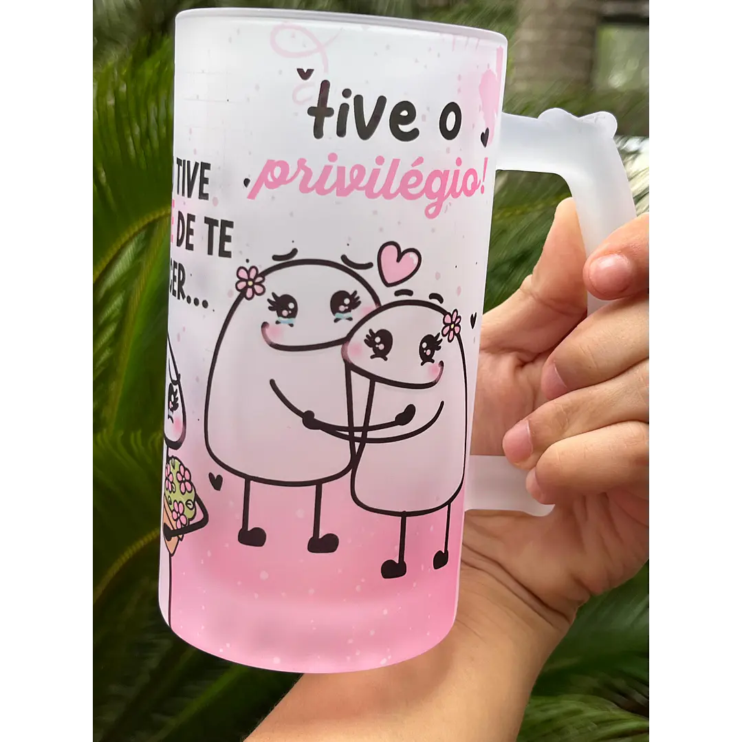 Arte para Caneca Amiga eu não tive sorte em te conhecer... Tive o Privilégio Arquivo Png   7