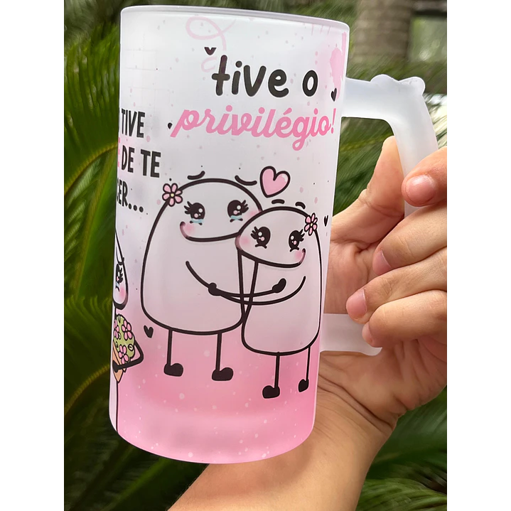 Arte para Caneca Amiga eu não tive sorte em te conhecer... Tive o Privilégio Arquivo Png   7