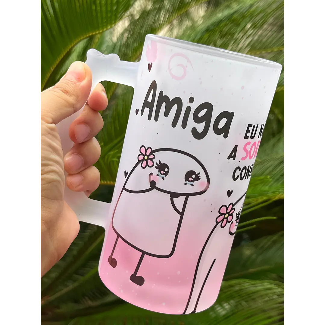 Arte para Caneca Amiga eu não tive sorte em te conhecer... Tive o Privilégio Arquivo Png   5
