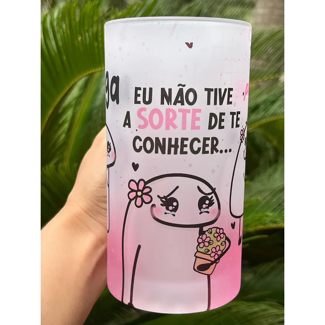 Arte para Caneca Amiga eu não tive sorte em te conhecer... Tive o Privilégio Arquivo Png   6