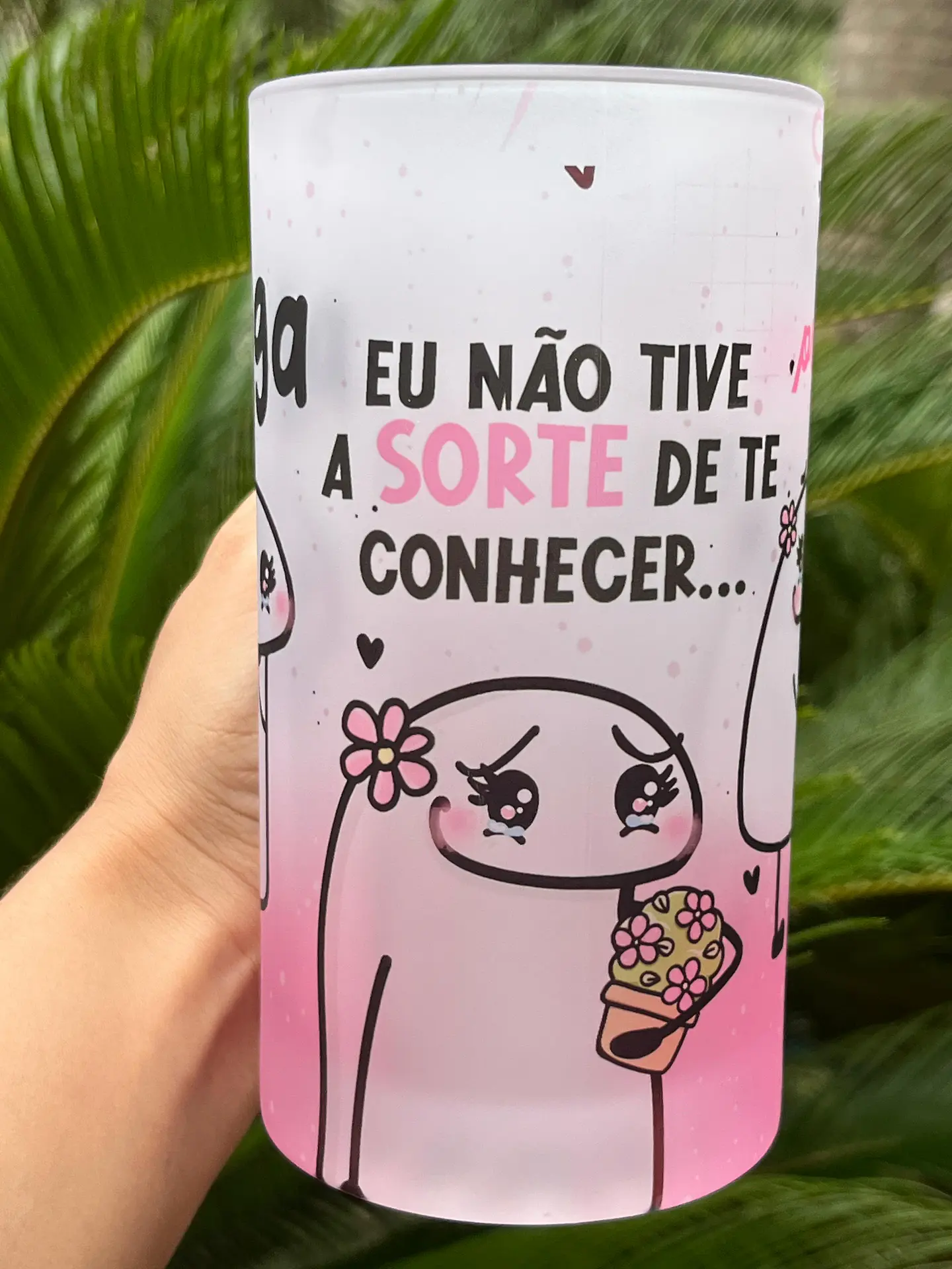Arte para Caneca Amiga eu não tive sorte em te conhecer... Tive o Privilégio Arquivo Png   6