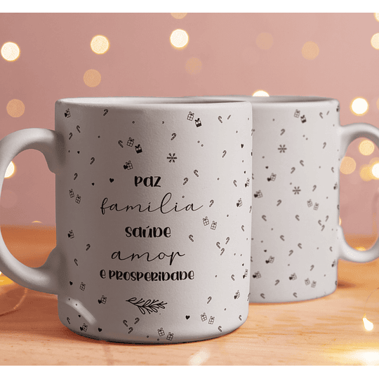 21 Arte para Caneca Natal em Corel Draw