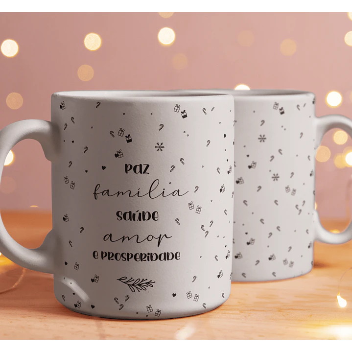 21 Arte para Caneca Natal em Corel Draw 5