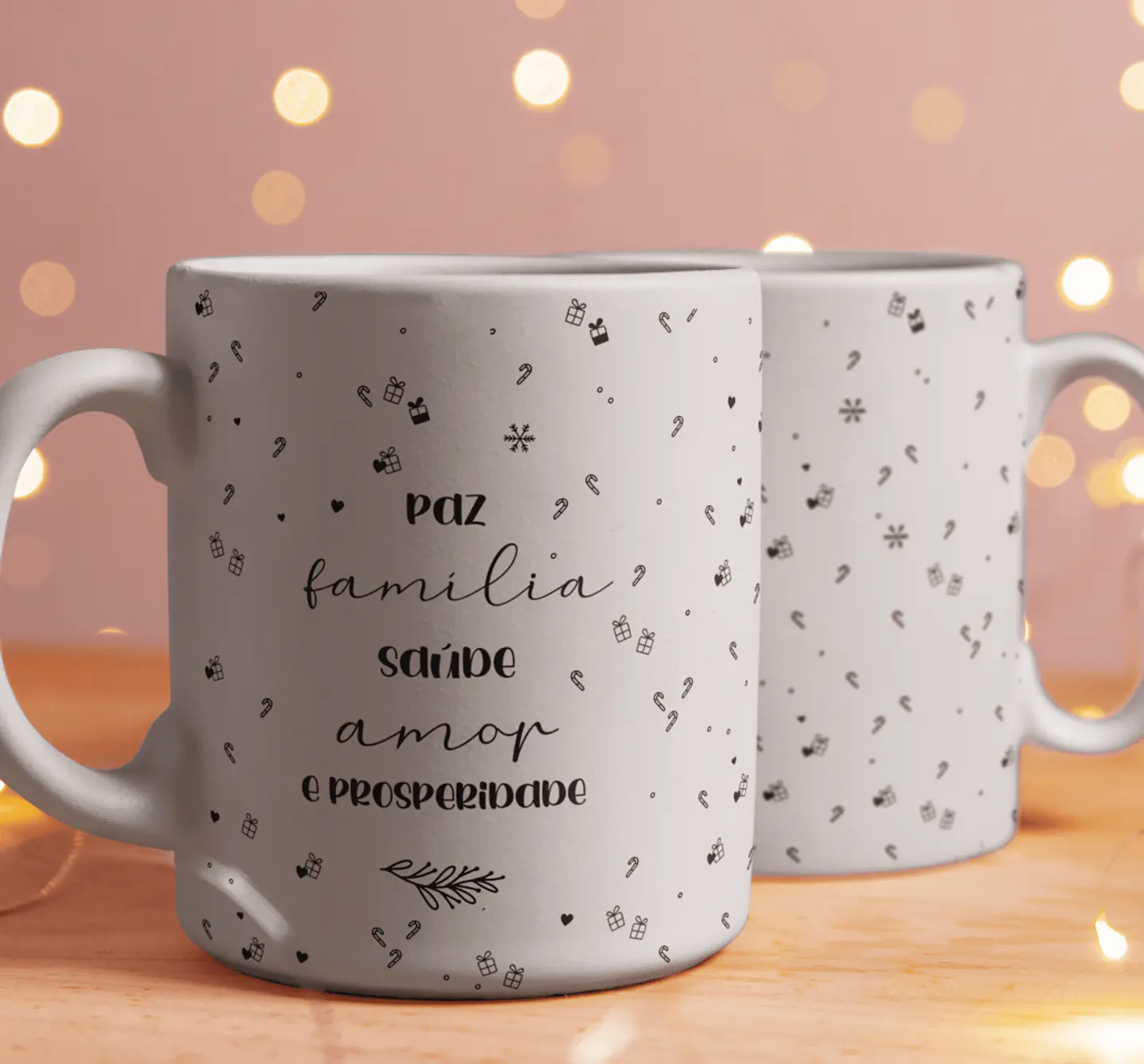 21 Arte para Caneca Natal em Corel Draw 5