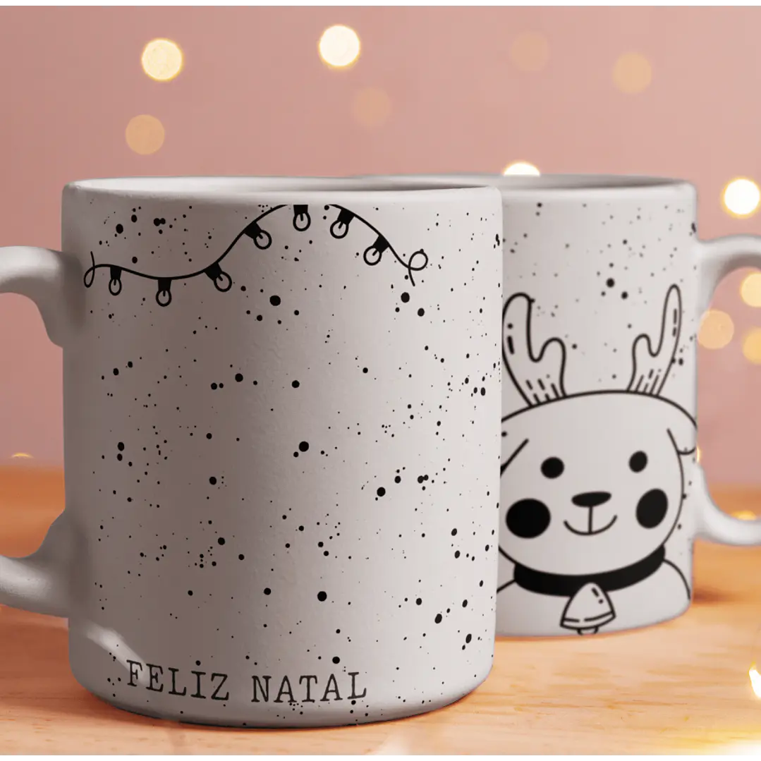 21 Arte para Caneca Natal em Corel Draw 6