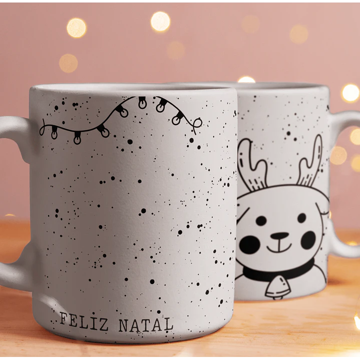 21 Arte para Caneca Natal em Corel Draw 6