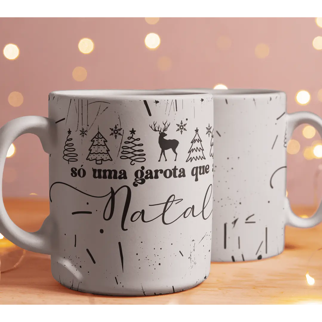 21 Arte para Caneca Natal em Corel Draw 7