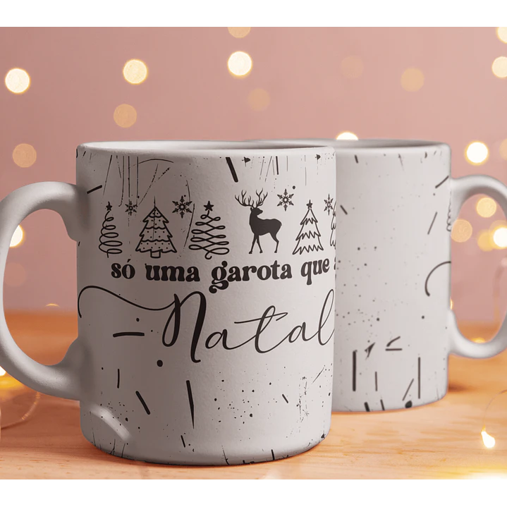 21 Arte para Caneca Natal em Corel Draw 7