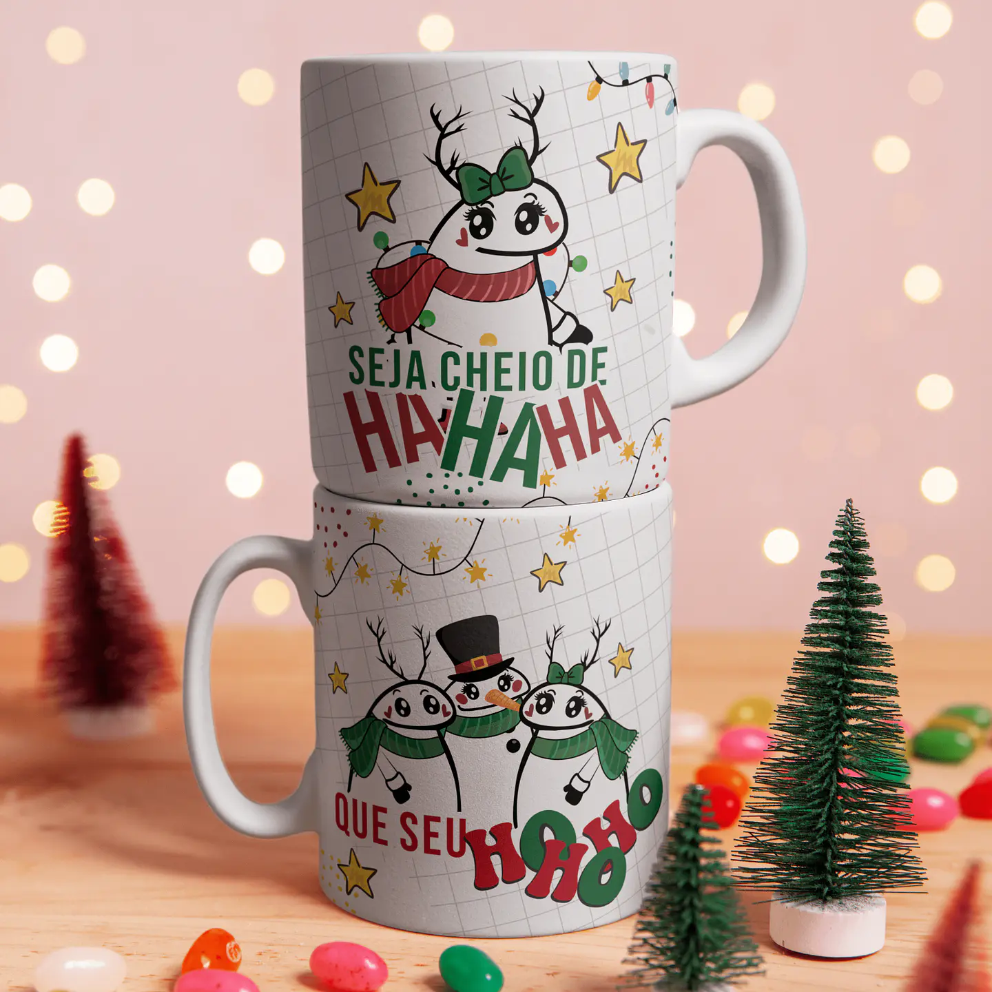 21 Arte para Caneca Natal em Corel Draw 11