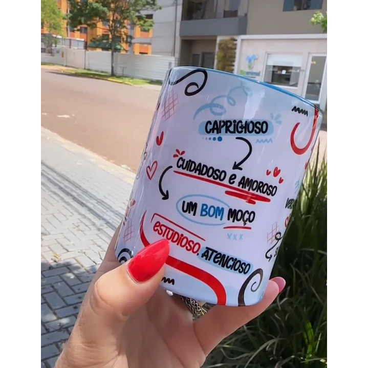 Arte Caneca Flork Seu Coração é Meu Aeroporto pra Viajar Tem que Passar por Lá Arquivo em Jpg 2