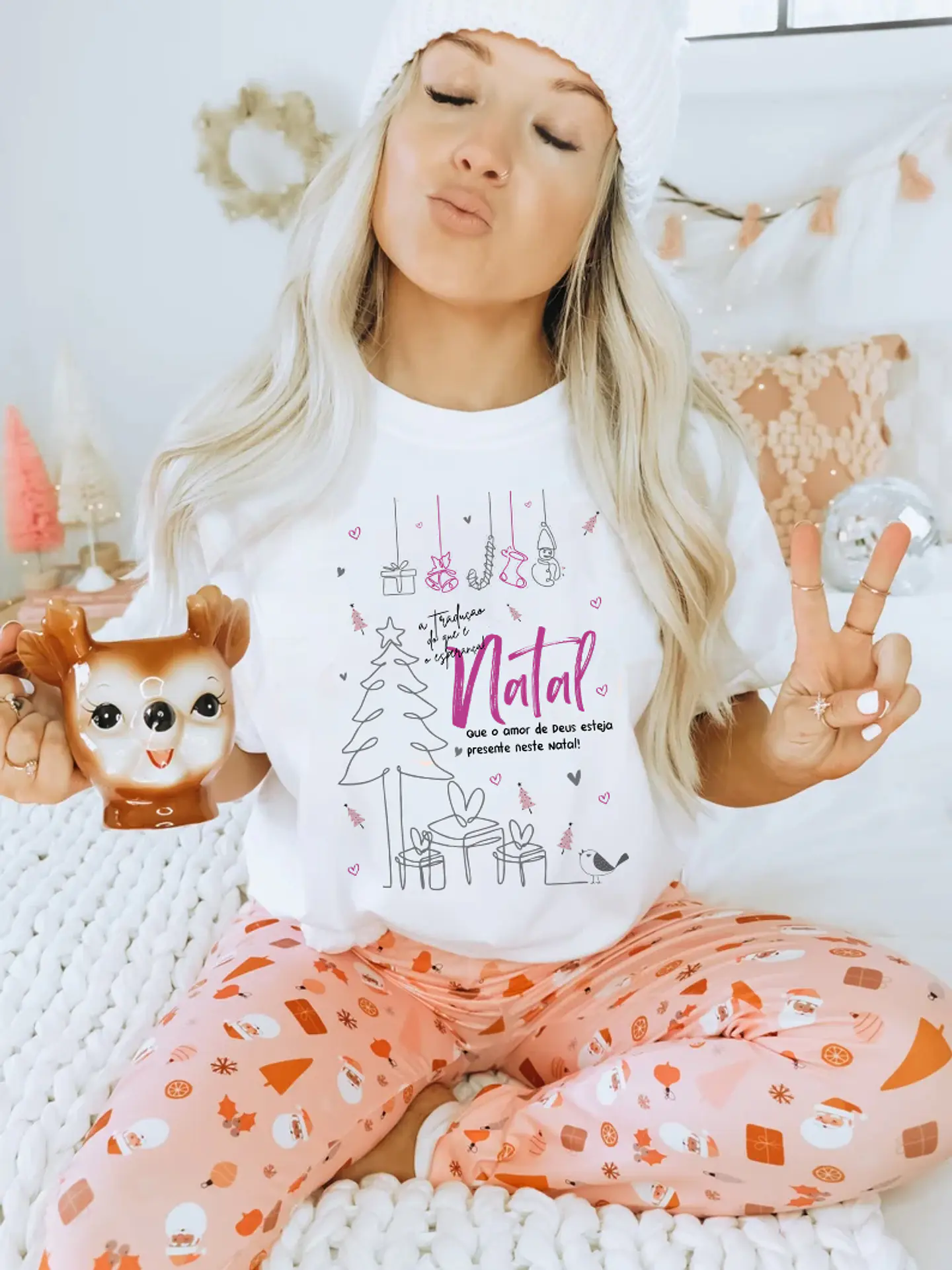 8 Arte para Caneca e Camisa Natal Minimalista em Corel Draw 4