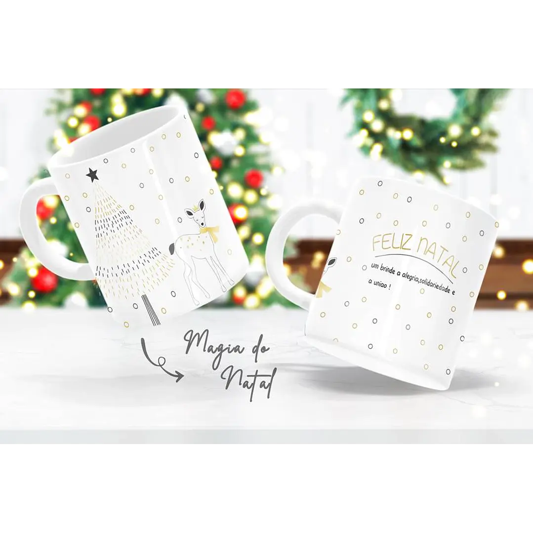 8 Arte para Caneca e Camisa Natal Minimalista em Corel Draw 7