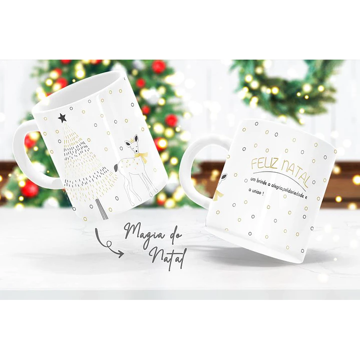 8 Arte para Caneca e Camisa Natal Minimalista em Corel Draw 7