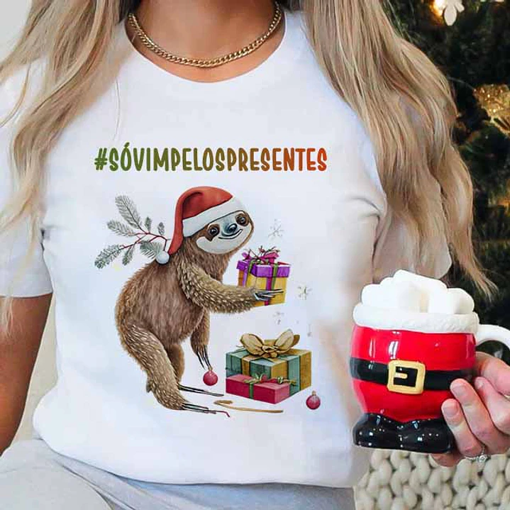 10 Arte para Camisa Natal das Preguiças em Corel Draw 1