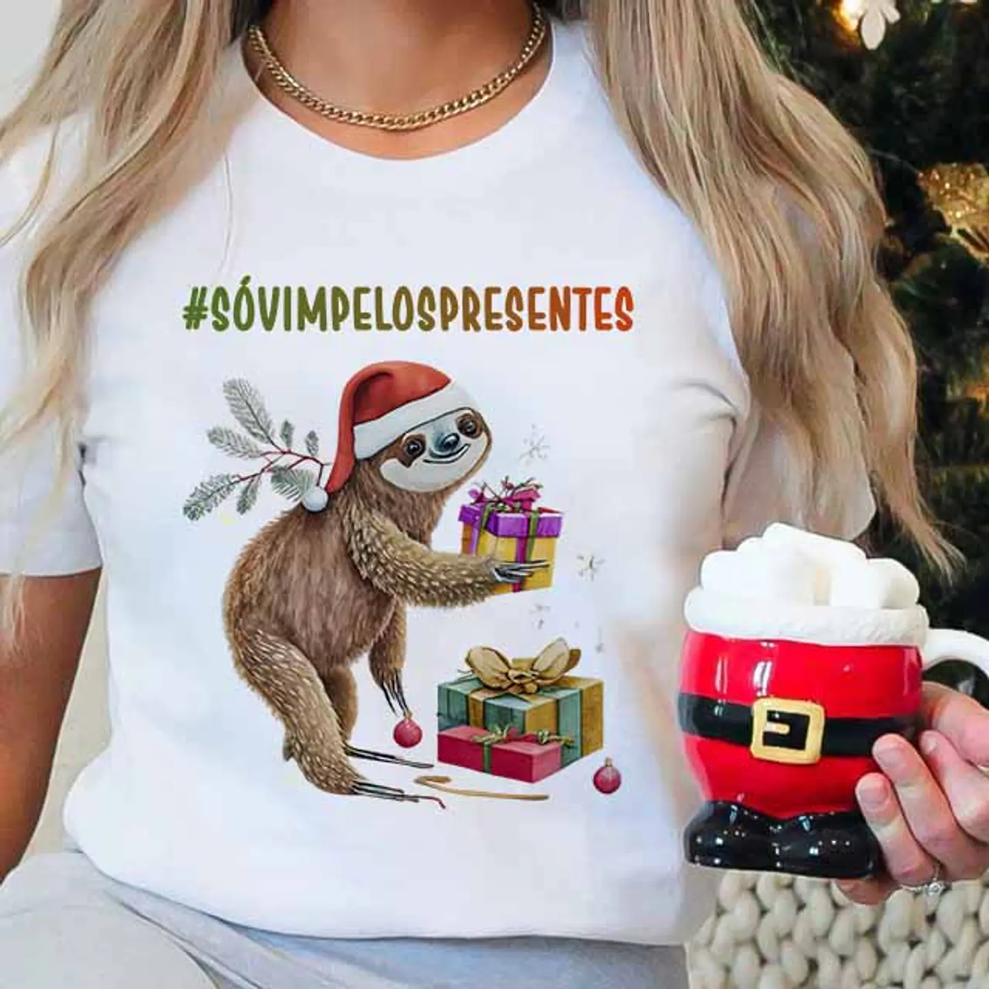 10 Arte para Camisa Natal das Preguiças em Corel Draw 1