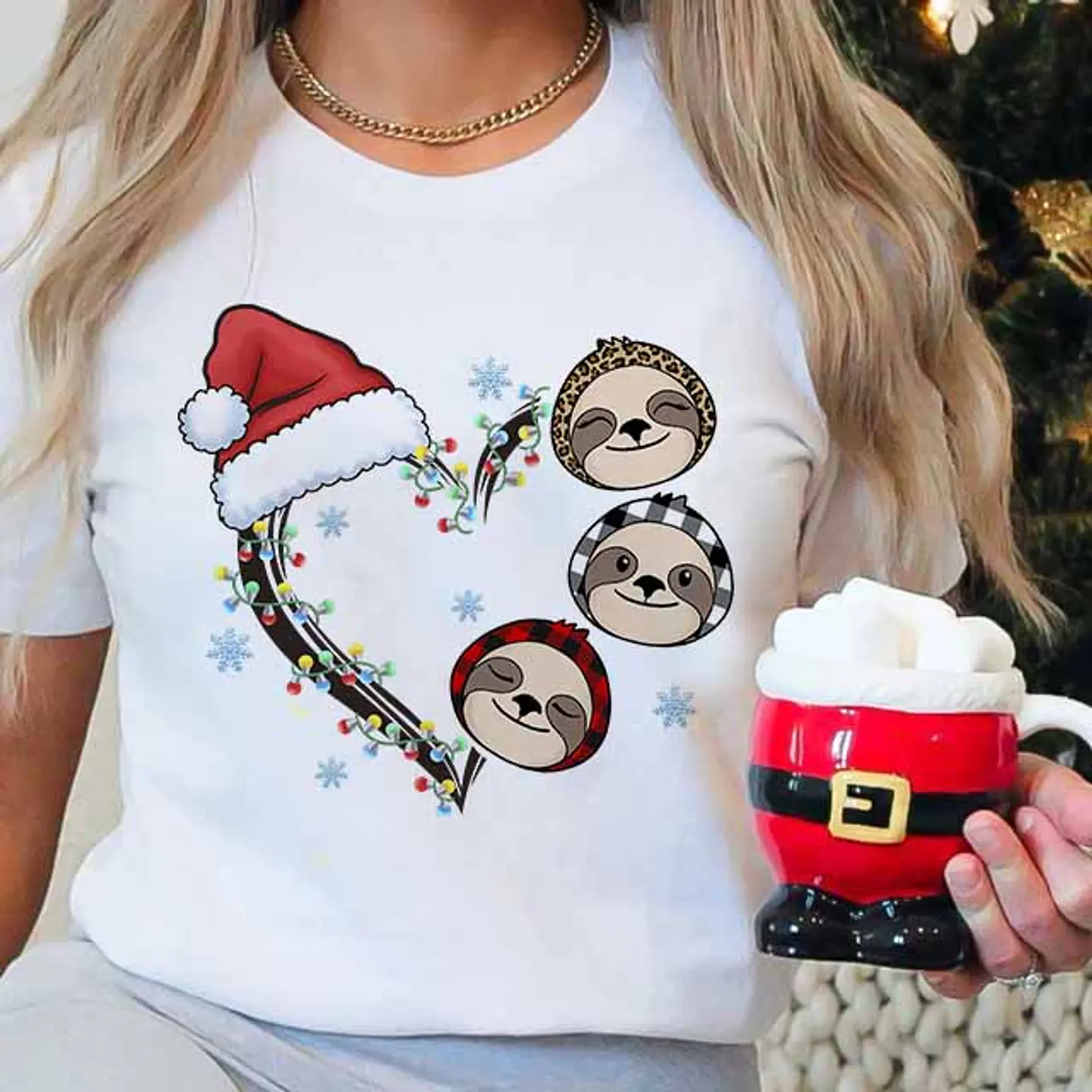 10 Arte para Camisa Natal das Preguiças em Corel Draw 2