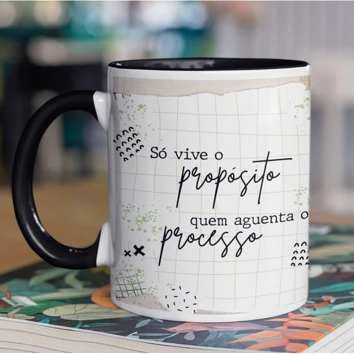 10 Arte para Caneca Frase Motivacional Seja Forte em Corel Draw 4