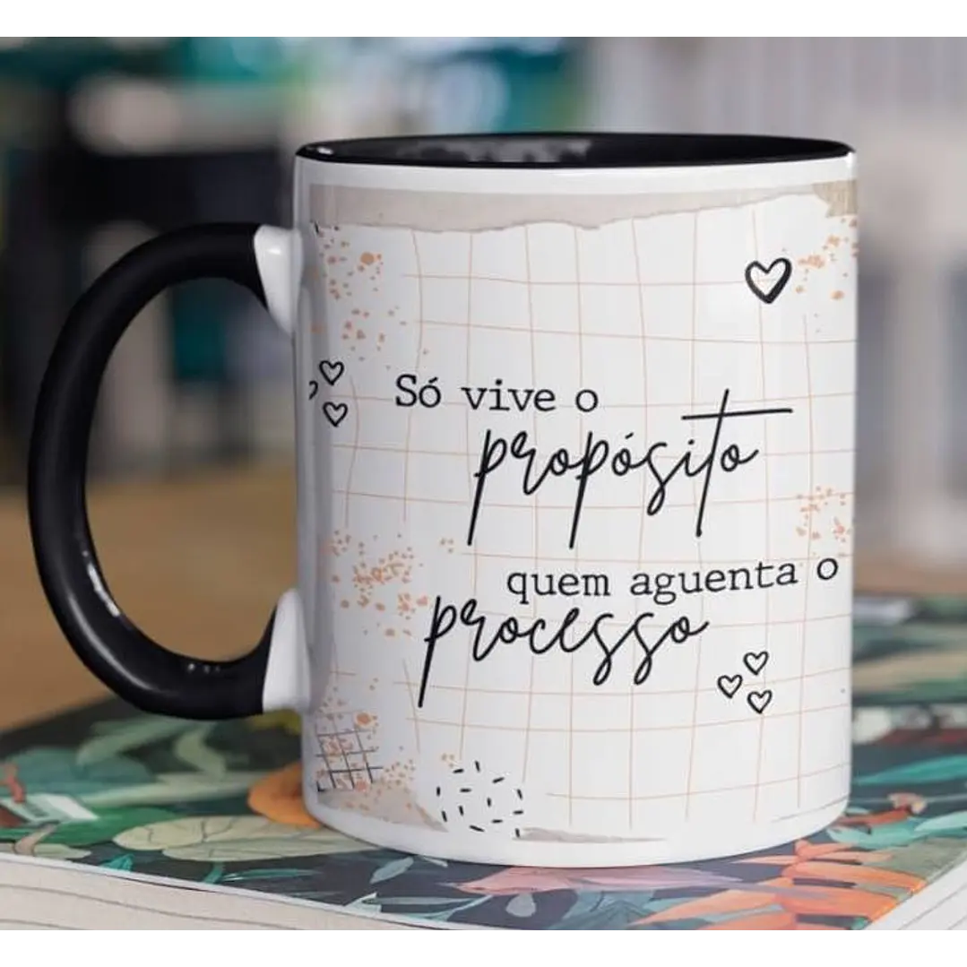 10 Arte para Caneca Frase Motivacional Seja Forte em Corel Draw 7