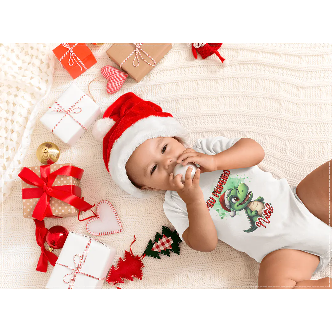 15 Artes para Body Meu primeiro Natal em Corel Draw  3