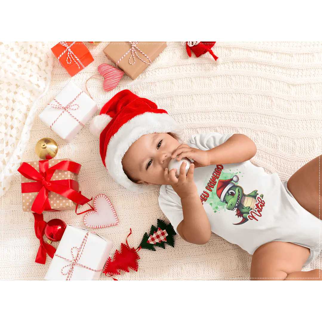 15 Artes para Body Meu primeiro Natal em Corel Draw  6