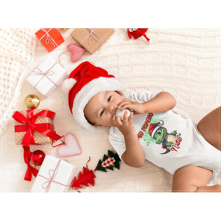 15 Artes para Body Meu primeiro Natal em Corel Draw  6