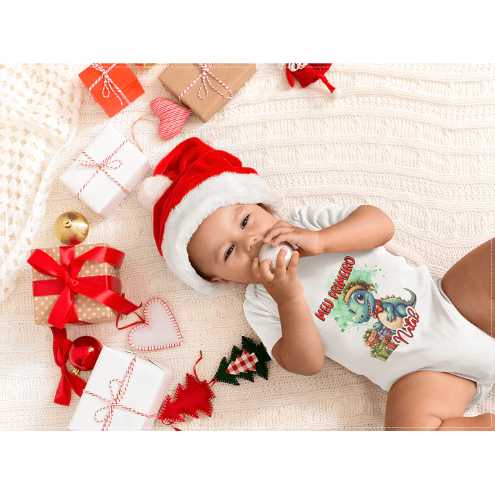 15 Artes para Body Meu primeiro Natal em Corel Draw  7