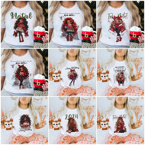 17 Artes para Caneca e Camisa Magia do Natal em Corel Draw