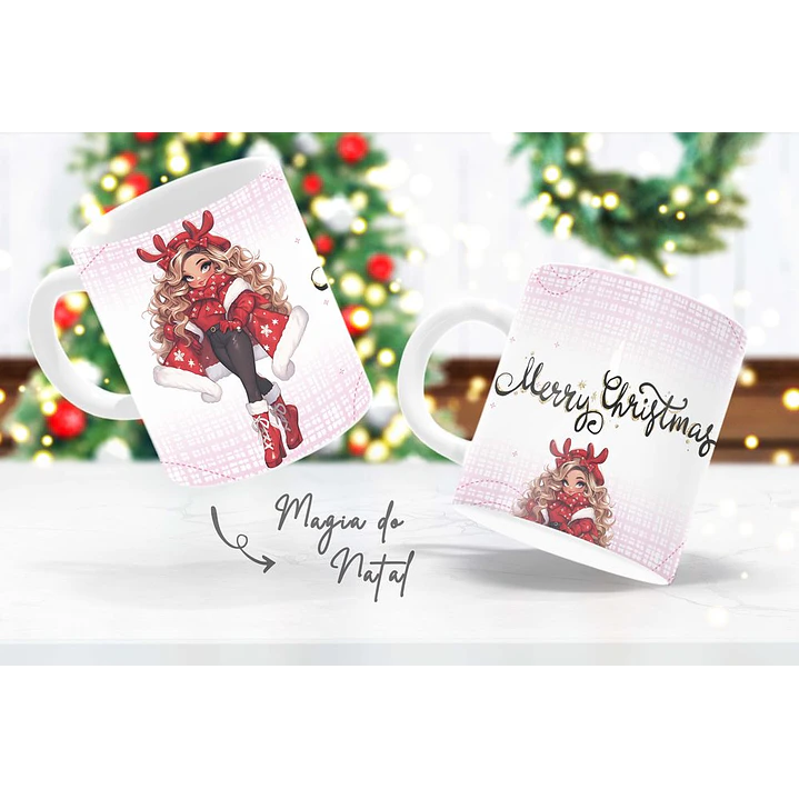 17 Artes para Caneca e Camisa Magia do Natal em Corel Draw 5