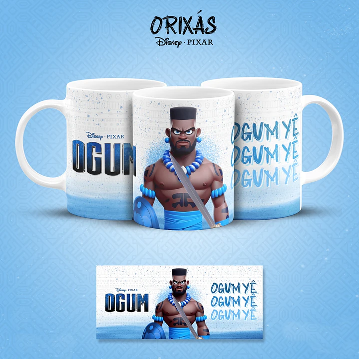 19 Artes para Caneca Orixás Pixar em Jpg 3