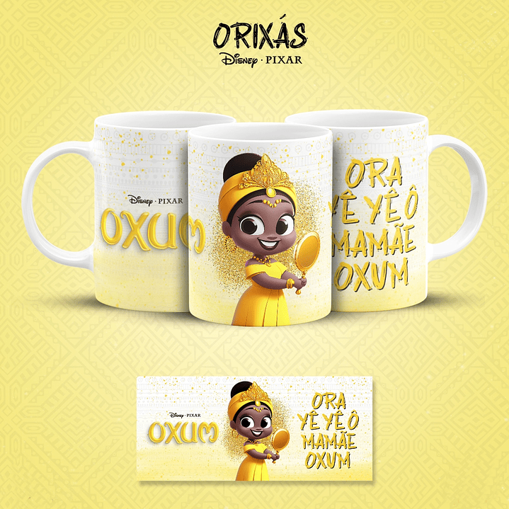 19 Artes para Caneca Orixás Pixar em Jpg 7