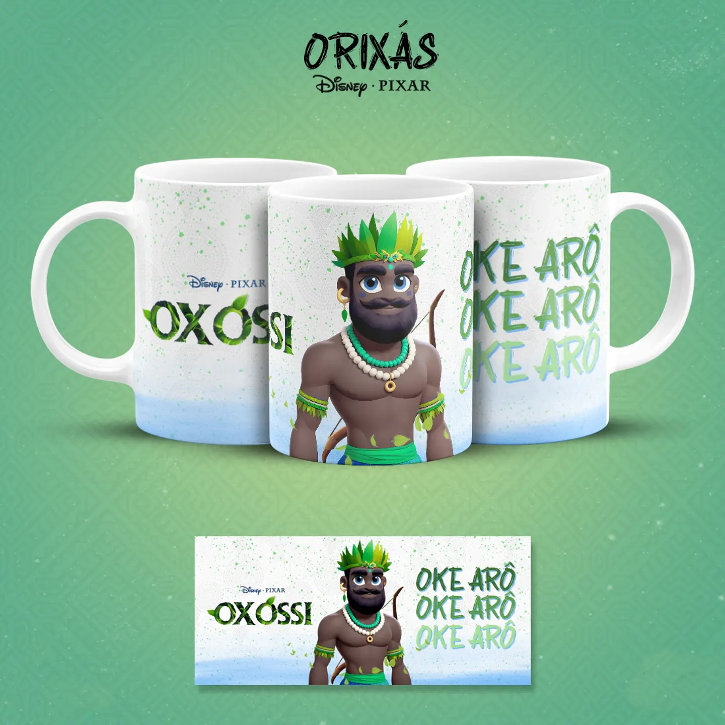 19 Artes para Caneca Orixás Pixar em Jpg 8