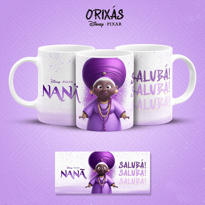 19 Artes para Caneca Orixás Pixar em Jpg 10