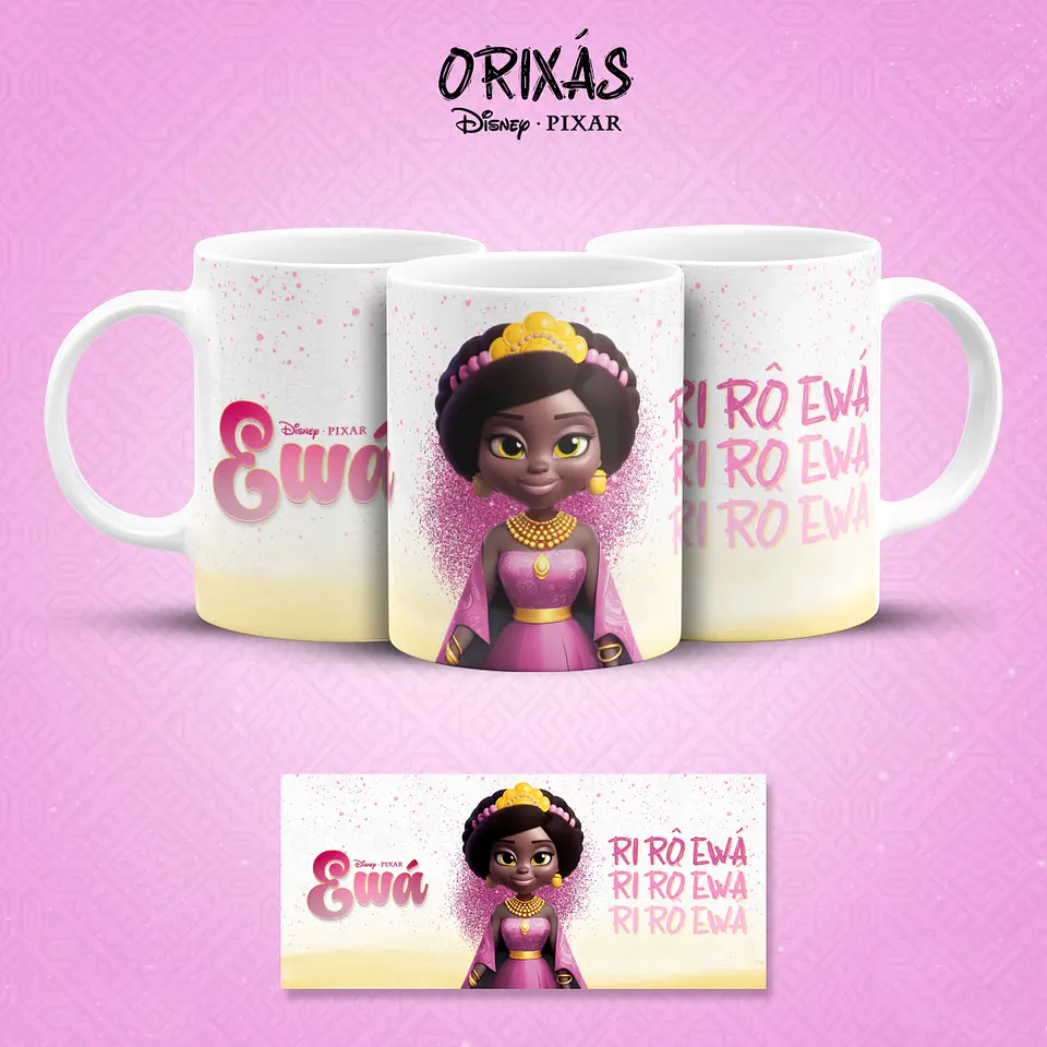 19 Artes para Caneca Orixás Pixar em Jpg 13