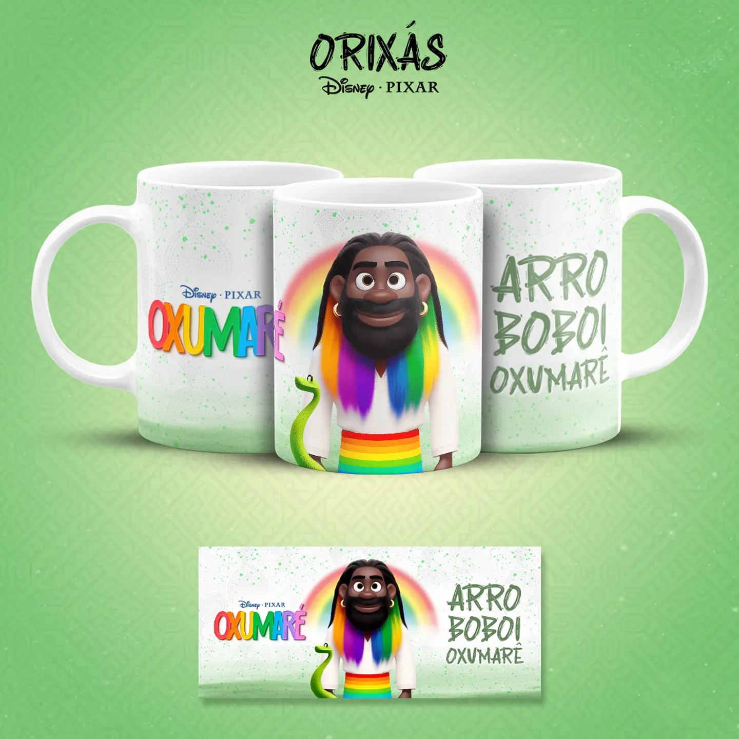 19 Artes para Caneca Orixás Pixar em Jpg 14