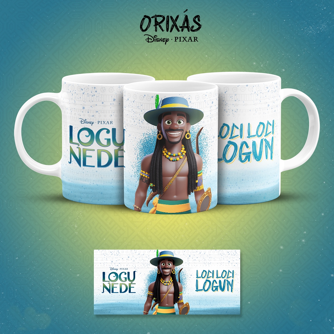 19 Artes para Caneca Orixás Pixar em Jpg 17