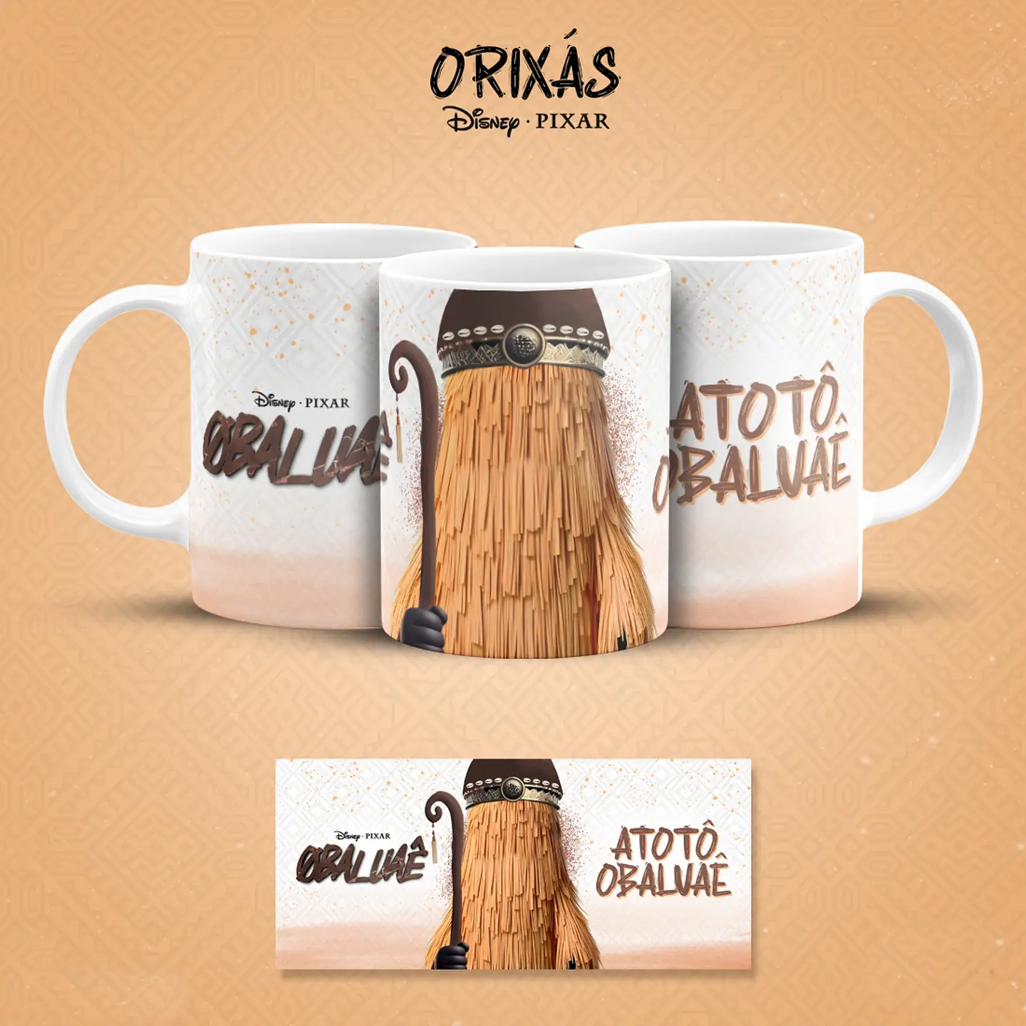19 Artes para Caneca Orixás Pixar em Jpg 19