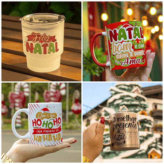 40 Artes para Caneca Natal em Jpg