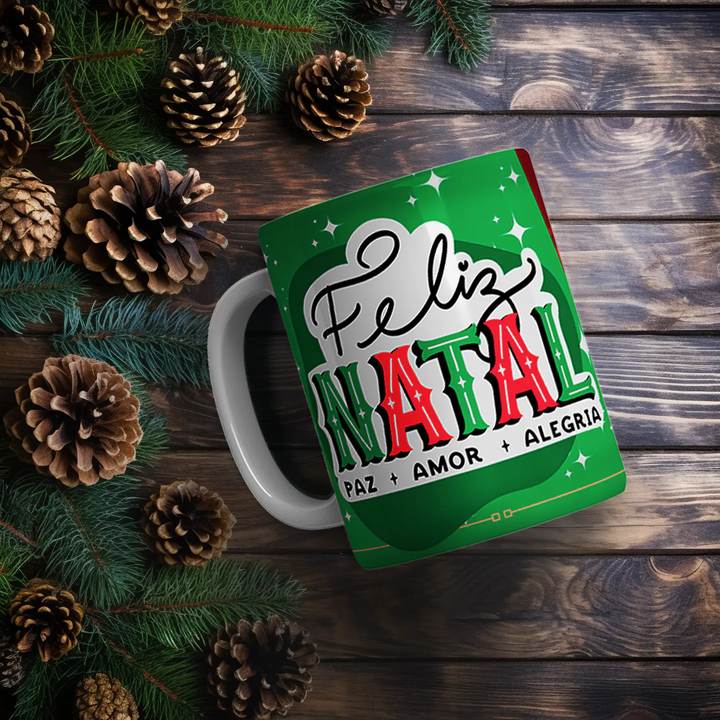 140 Artes para Caneca Natal Papai Noel Frases Arquivo em Jpg 16