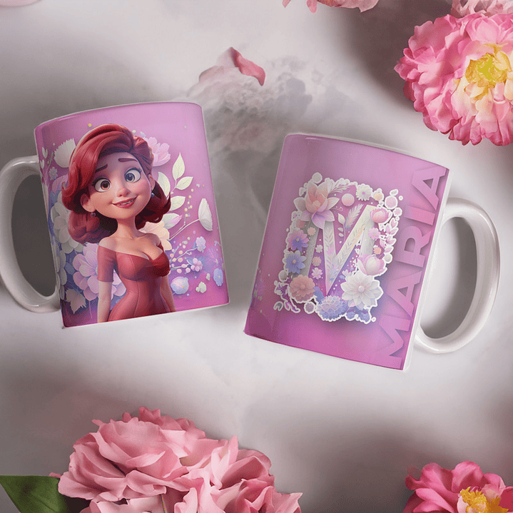 Artes para Caneca Alfabeto com Avatares em CorelDraw 8