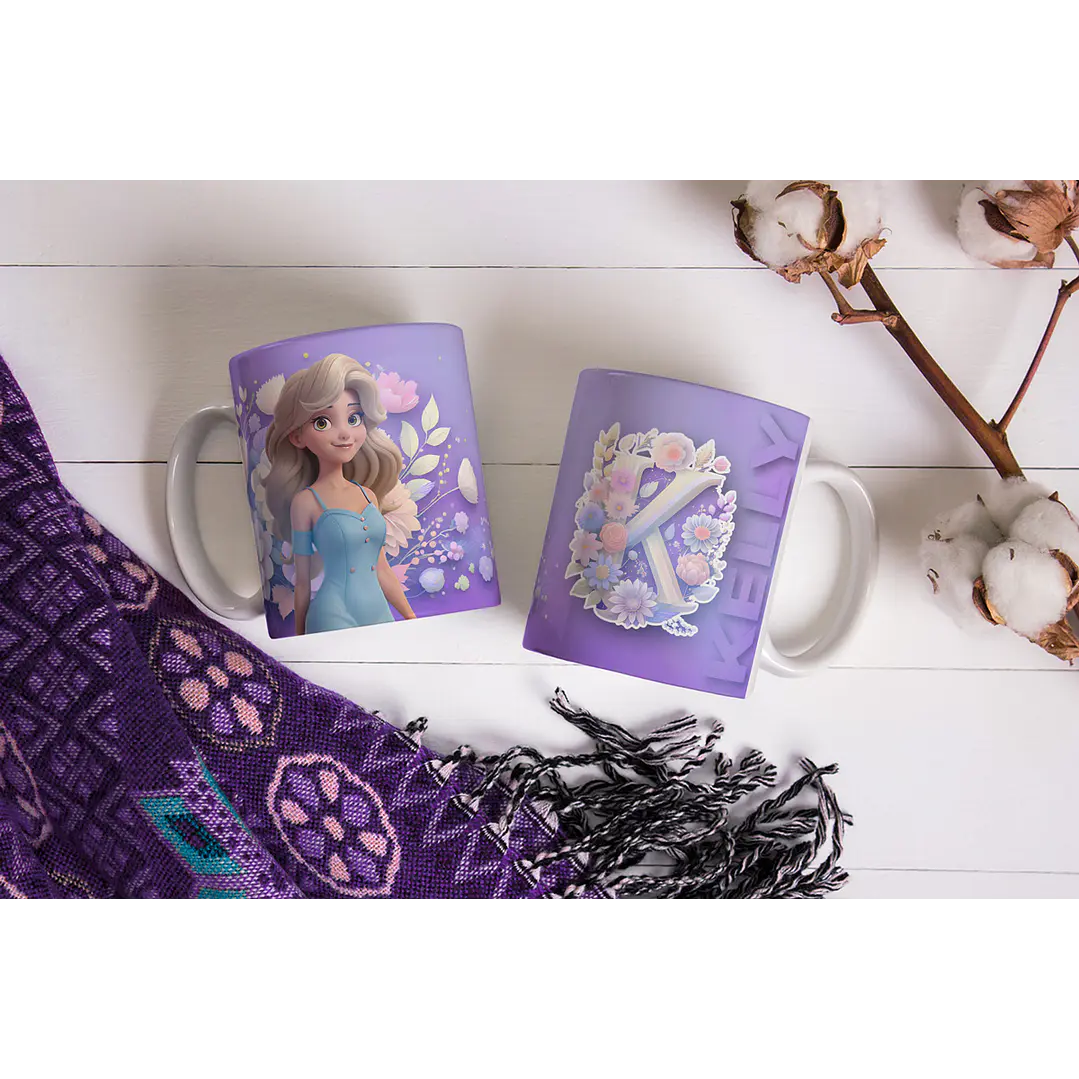 Artes para Caneca Alfabeto com Avatares em CorelDraw 10
