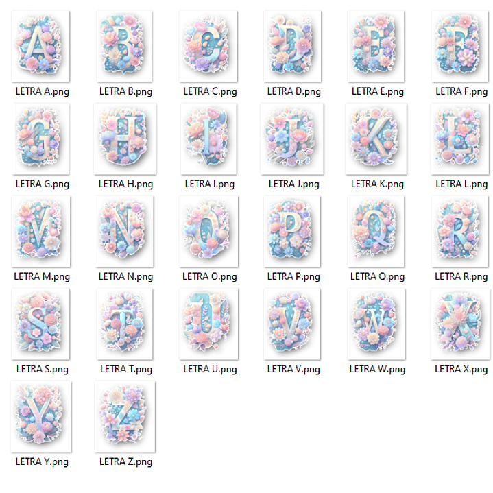 Artes para Caneca Alfabeto com Avatares em CorelDraw 2