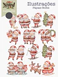 Kit Digital Então é Natal Aquarelados Arquivos em Png   - Thumbnail 3