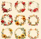Kit Digital Meninas e Flores 3D Arquivos em Png - thumbnail 7